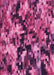 Patterned Neon Pink Rug, pat3579pur