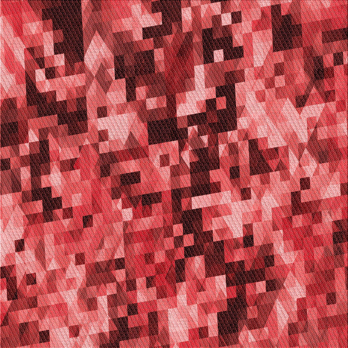 Round Patterned Red Rug, pat3579rd