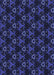 Patterned Night Blue Rug, pat358blu