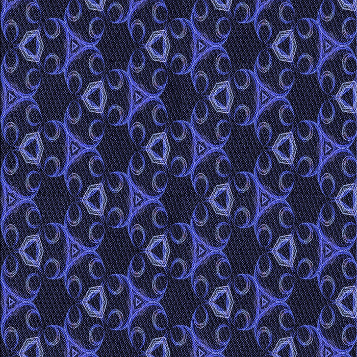 Patterned Night Blue Rug, pat358blu