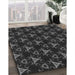 Patterned Ash Gray Rug in Family Room, pat358gry