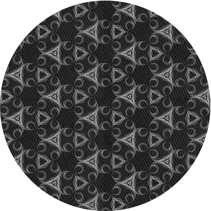 Square Machine Washable Transitional Ash Gray Rug in a Living Room, wshpat358gry