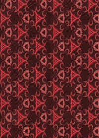 Machine Washable Transitional Maroon Red Rug, wshpat358rd