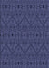 Patterned Periwinkle Purple Rug, pat3581blu