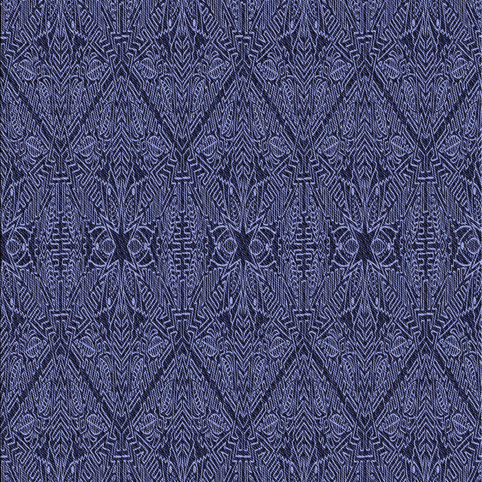 Machine Washable Transitional Periwinkle Purple Rug, wshpat3581blu