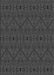 Patterned Midnight Gray Rug, pat3581gry