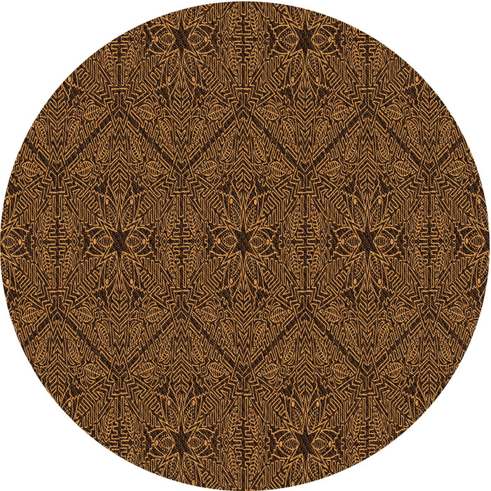 Square Patterned Red Rug, pat3581org