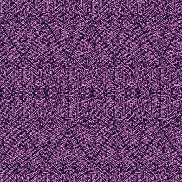 Machine Washable Transitional Dark Purple Rug, wshpat3581pur