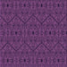 Round Patterned Dark Purple Rug, pat3581pur