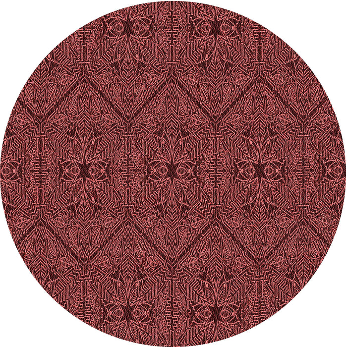 Square Machine Washable Transitional Maroon Red Rug in a Living Room, wshpat3581rd
