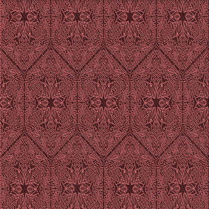 Round Machine Washable Transitional Maroon Red Rug, wshpat3581rd