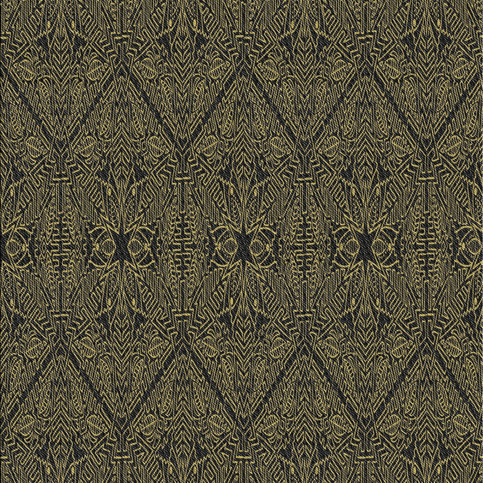 Patterned Dark Almond Brown Novelty Rug, pat3581