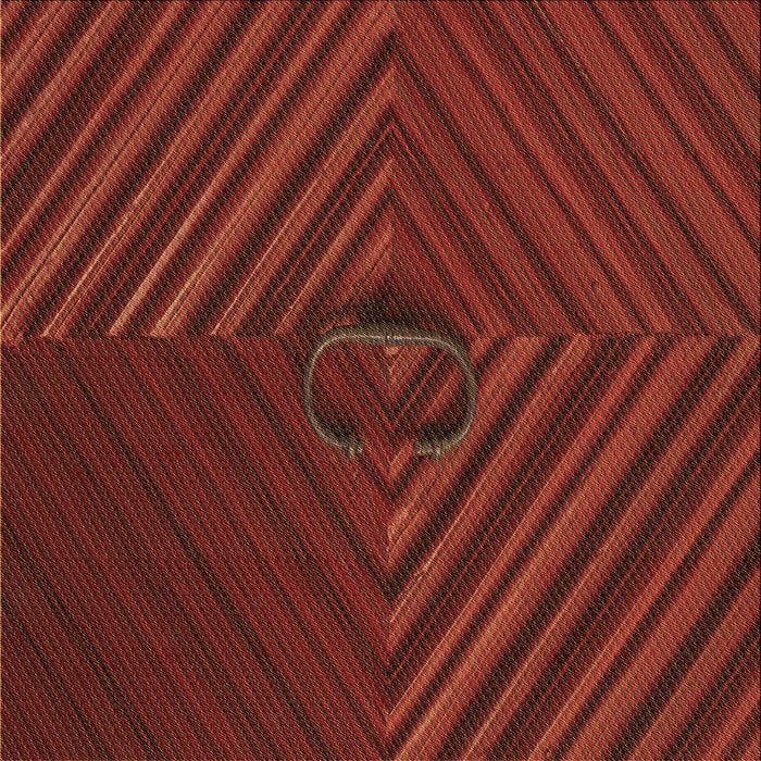 Round Machine Washable Transitional Mahogany Brown Rug, wshpat3582brn