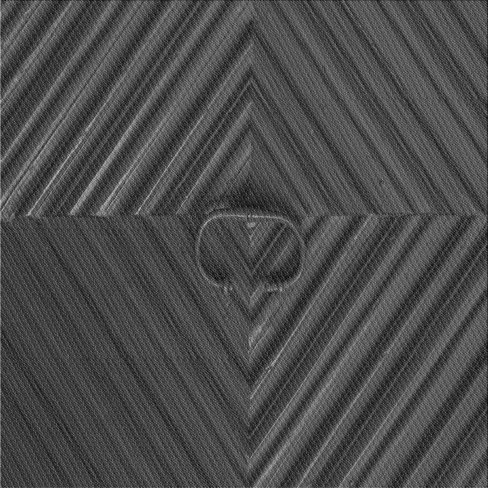 Round Patterned Ash Gray Rug, pat3582gry