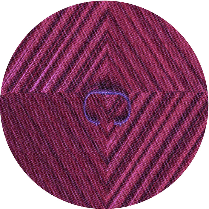 Square Machine Washable Transitional Medium Violet Red Pink Rug in a Living Room, wshpat3582pur