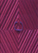 Patterned Medium Violet Red Pink Rug, pat3582pur