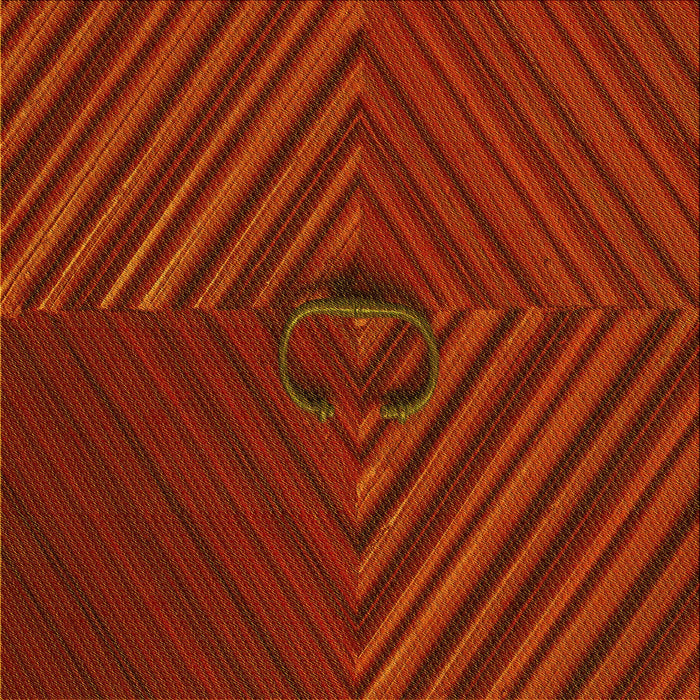 Round Patterned Red Rug, pat3582yw