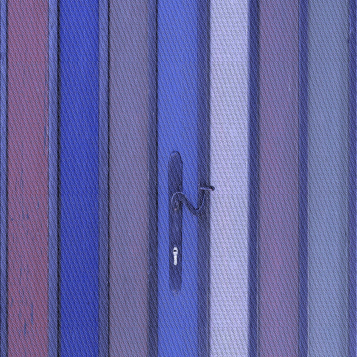 Machine Washable Transitional Light Slate Blue Rug, wshpat3583blu