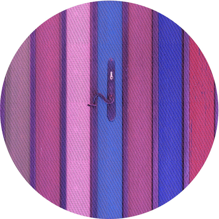 Square Patterned Medium Violet Red Pink Rug, pat3583pur