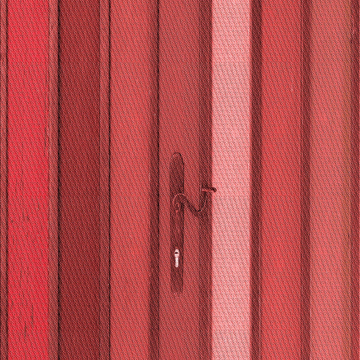 Machine Washable Transitional Red Rug, wshpat3583rd