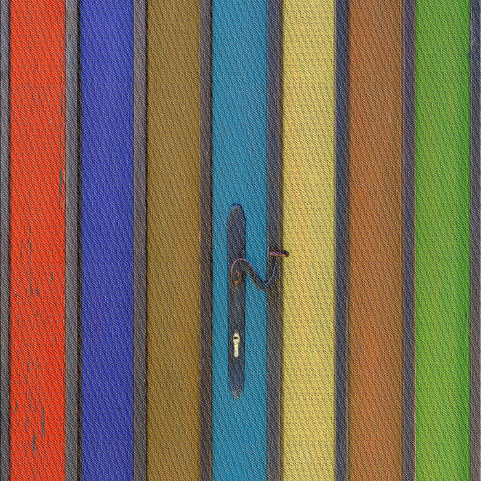 Patterned Khaki Green Novelty Rug, pat3583