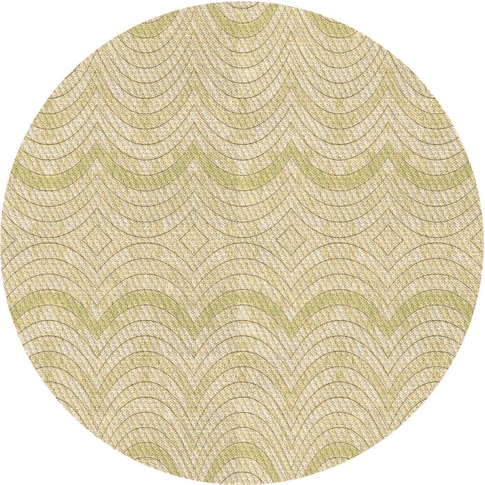 Square Patterned Khaki Gold Rug, pat3584brn
