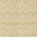 Round Patterned Khaki Gold Rug, pat3584brn