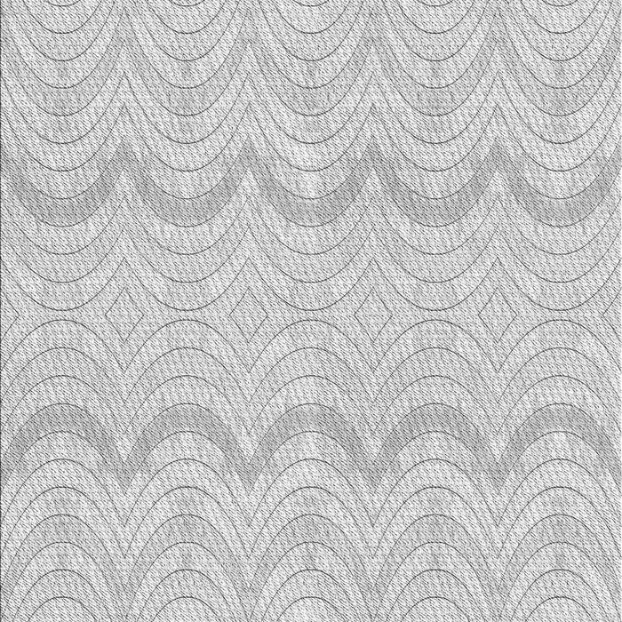 Machine Washable Transitional Platinum Gray Rug, wshpat3584gry