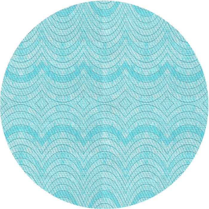 Square Patterned Diamond Blue Rug, pat3584lblu
