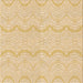 Round Patterned Khaki Gold Rug, pat3584org