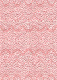 Machine Washable Transitional Pastel Red Pink Rug, wshpat3584rd