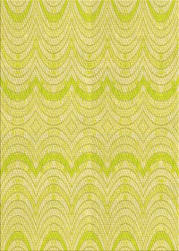 Machine Washable Transitional Golden Brown Yellow Rug, wshpat3584yw