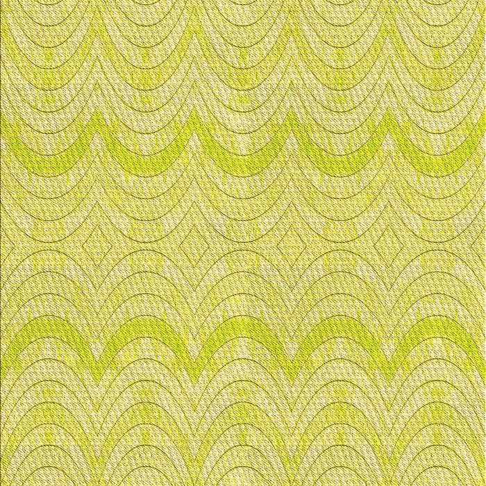 Machine Washable Transitional Golden Brown Yellow Rug, wshpat3584yw