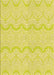 Patterned Golden Brown Yellow Rug, pat3584yw