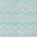 Square Patterned Light Slate Blue Novelty Rug, pat3584