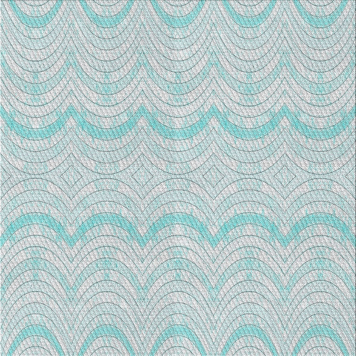 Sideview of Machine Washable Transitional Light Slate Blue Rug, wshpat3584