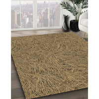 Patterned Red Brown Rug, pat3585brn