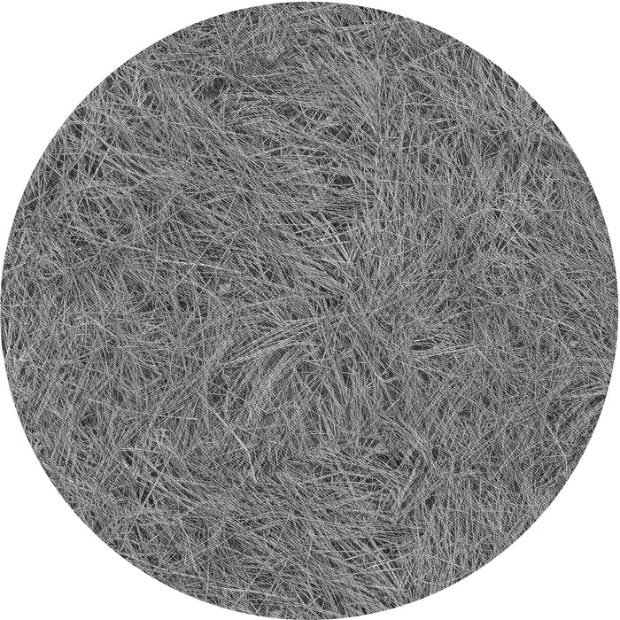 Square Patterned Gunmetal Gray Rug, pat3585gry