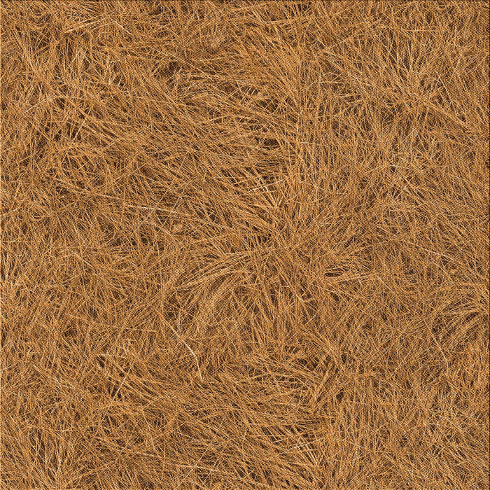 Round Patterned Orange Rug, pat3585org