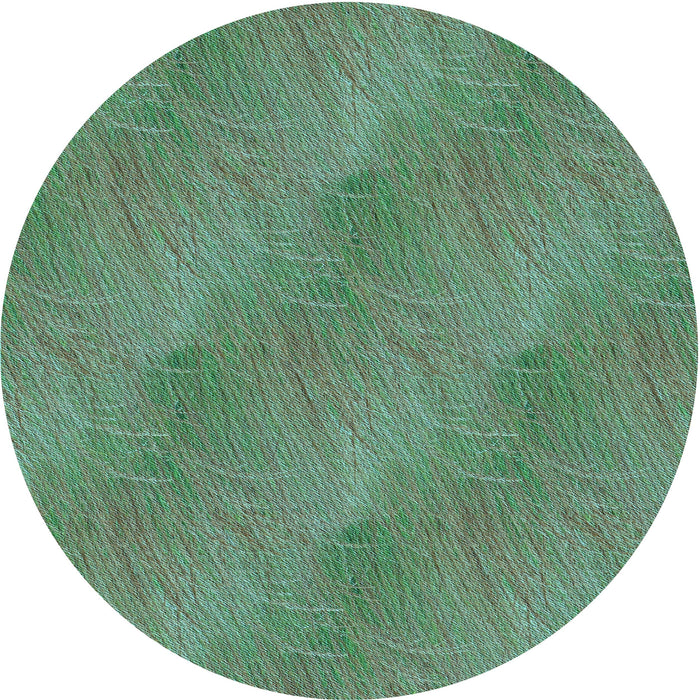 Square Patterned Emerald Green Rug, pat3587lblu