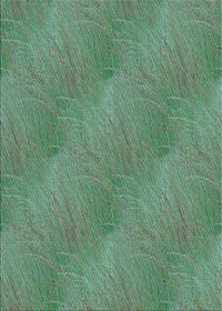 Machine Washable Transitional Emerald Green Rug, wshpat3587lblu