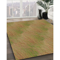 Patterned Gold Novelty Rug, pat3587