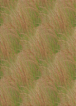 Patterned Gold Novelty Rug, pat3587