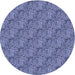 Square Patterned Sky Blue Rug, pat3588blu