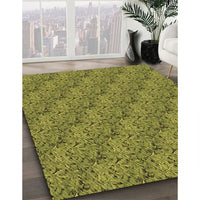 Patterned Oak Brown Rug, pat3588brn