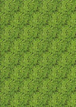 Patterned Shamrock Green Novelty Rug, pat3588
