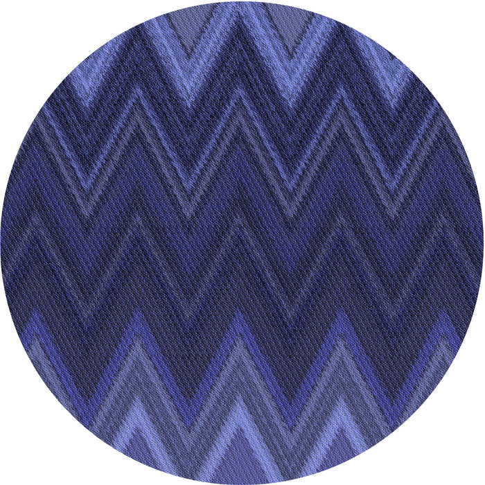 Square Machine Washable Transitional Royal Blue Rug in a Living Room, wshpat3589blu