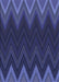 Patterned Royal Blue Rug, pat3589blu