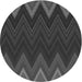 Square Patterned Charcoal Black Rug, pat3589gry