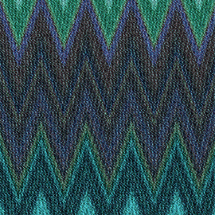 Patterned Dark Cyan Green Rug, pat3589lblu